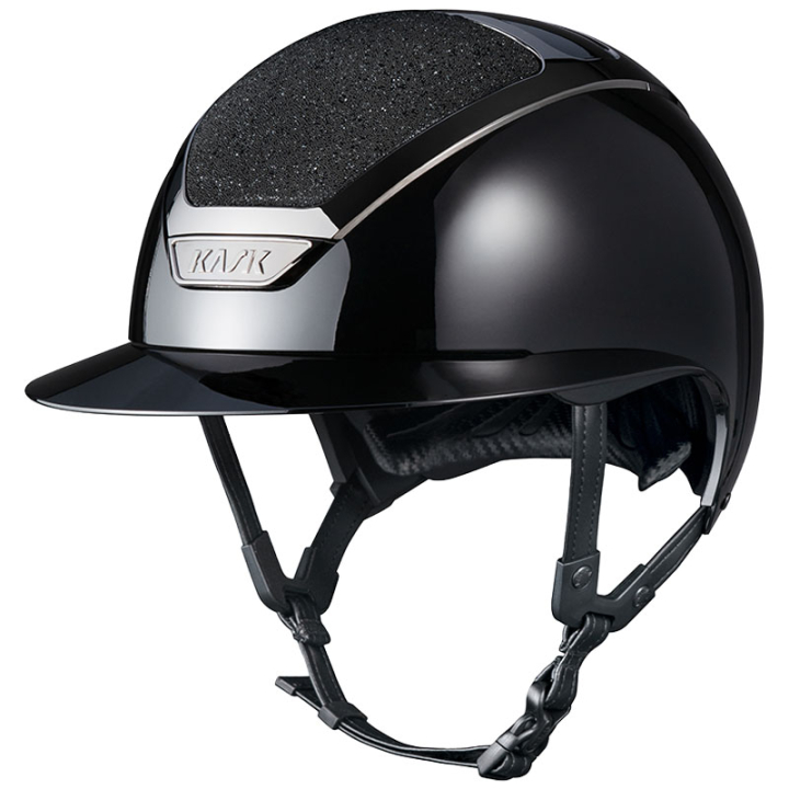 Casque d'équitation Star Lady Pure Shine Crystal Carpet Noir dans le groupe Équipement d'équitation / Casque d'équitation / Visière solaire chez Equinest (HHE0A043SWCABA_r)