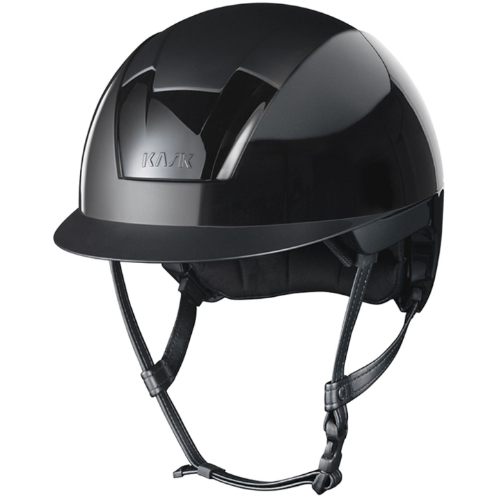 Casque d'équitation Kooki Shine Noir dans le groupe Équipement d'équitation / Casque d'équitation / Visière standard chez Equinest (HHE0A3639751BA_r)