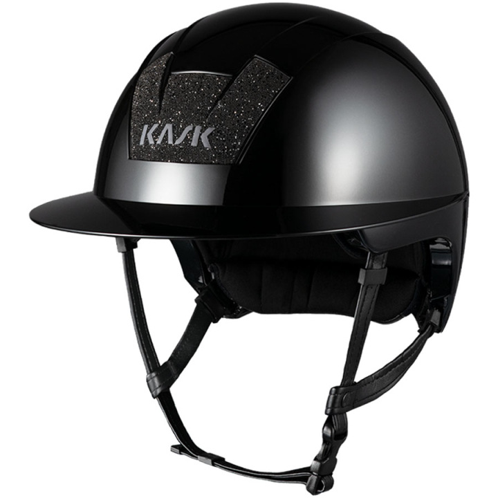 Casque d'équitation Kooki Lady Crystal Carpet Noir dans le groupe Équipement d'équitation / Casque d'équitation / Visière solaire chez Equinest (HHE0A37397SWBA_r)