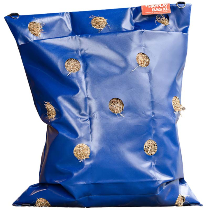 Sac à foin HayPlay Buttonbag Belly XL Bleu Foncé dans le groupe Écurie & Pré / Matériel pour l'écurie / Filets à foin & sacs à foin chez Equinest (HO-PB-XL)