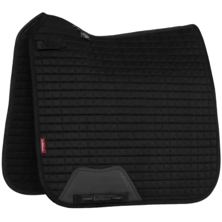 Tapis de selle dressage Suede Square Noir dans le groupe Équipement cheval / Tapis de selle / Tapis de selle dressage chez Equinest (IT01280005BA_r)