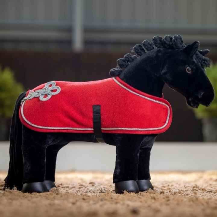 Couverture polaire Toy Pony Rouge dans le groupe Chevaux-bâtons & Chevaux jouets / Équipement pour cheval jouet chez Equinest (IT020920RE)