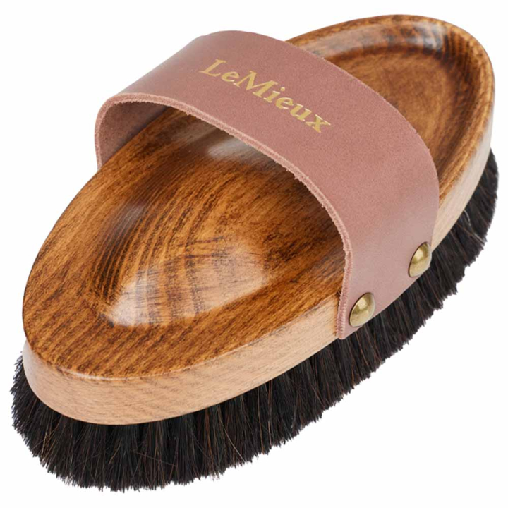 Brosse de pansage Artisan Lambswool Marron dans le groupe Produits de soins / Brosses et étrilles / Brosses pour le corps chez Equinest (IT03796001BR)
