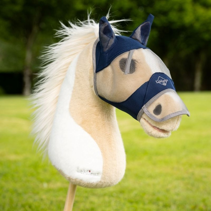 Masque anti-mouches pour cheval-bâton Bleu Marine dans le groupe Chevaux-bâtons & Chevaux jouets / Équipement pour cheval-bâton chez Equinest (IT059270NA)