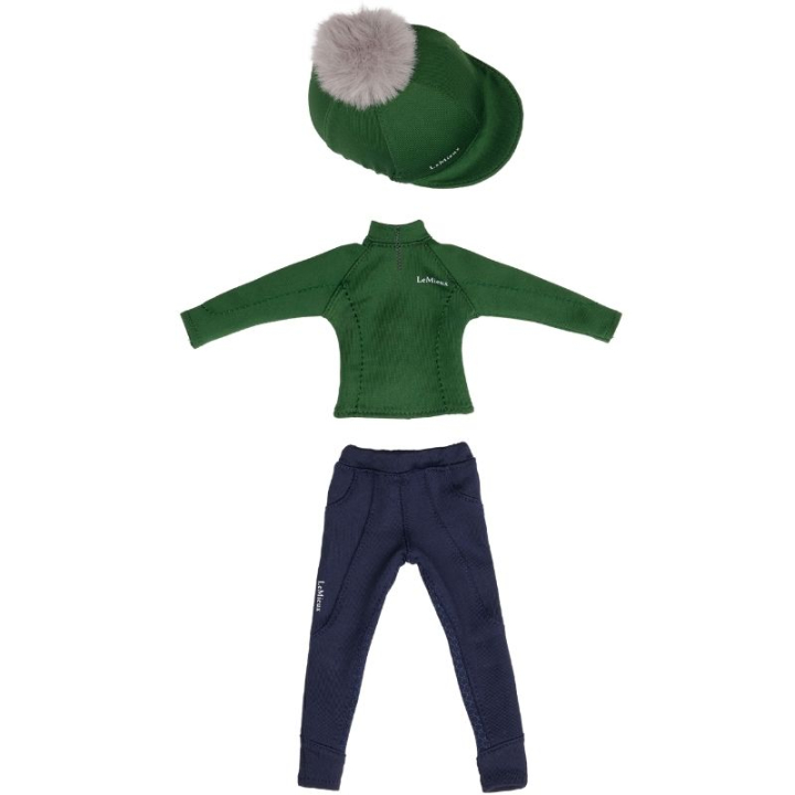 Tenue Toy Rider Vert dans le groupe Chevaux-bâtons & Chevaux jouets / Équipement pour cheval jouet chez Equinest (IT075390GN)
