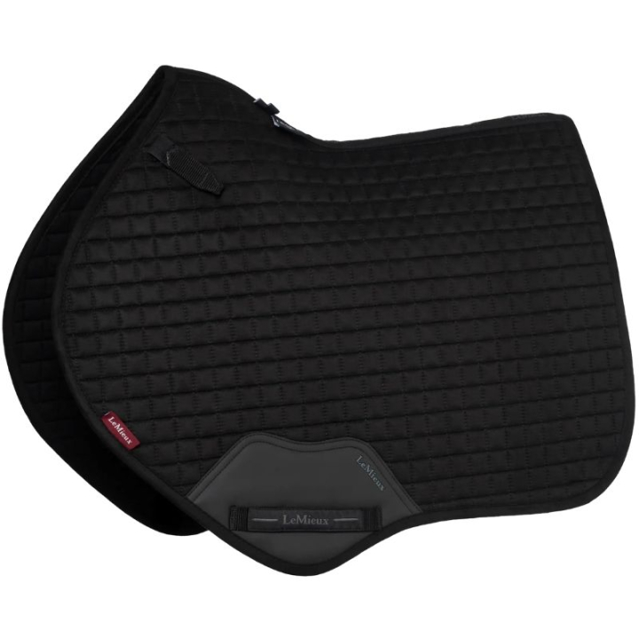 Tapis de selle Suede Square Noir dans le groupe Équipement cheval / Tapis de selle / Tapis de selle mixte & Tapis de selle de saut chez Equinest (IT07598066BA_r)