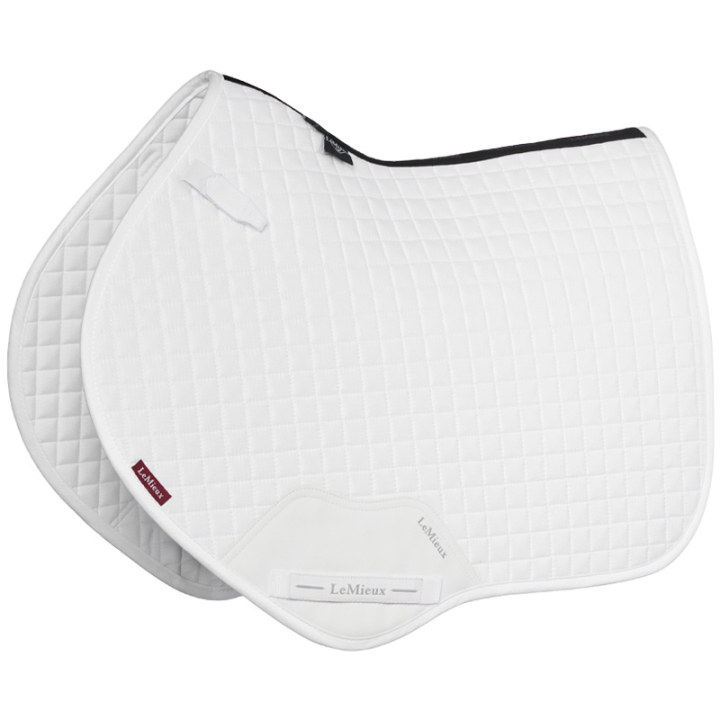 Tapis de selle Suede Square Blanc dans le groupe Équipement cheval / Tapis de selle / Tapis de selle mixte & Tapis de selle de saut chez Equinest (IT07603066WH_r)