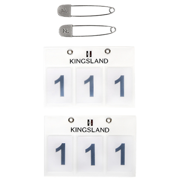 Dossard Classic 2-pack Blanc dans le groupe Équipement cheval / Accessoires / Numéros de départ chez Equinest (KLC-HG-730VI-ONESIZE)