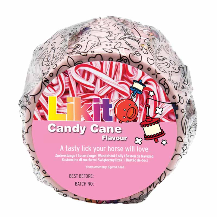 Pierre à sel Candy Cane Refill 650g dans le groupe Compléments alimentaires / Compléments alimentaires pour chevaux / Blocs & Pierre à sel chez Equinest (LIKB2CC-650)