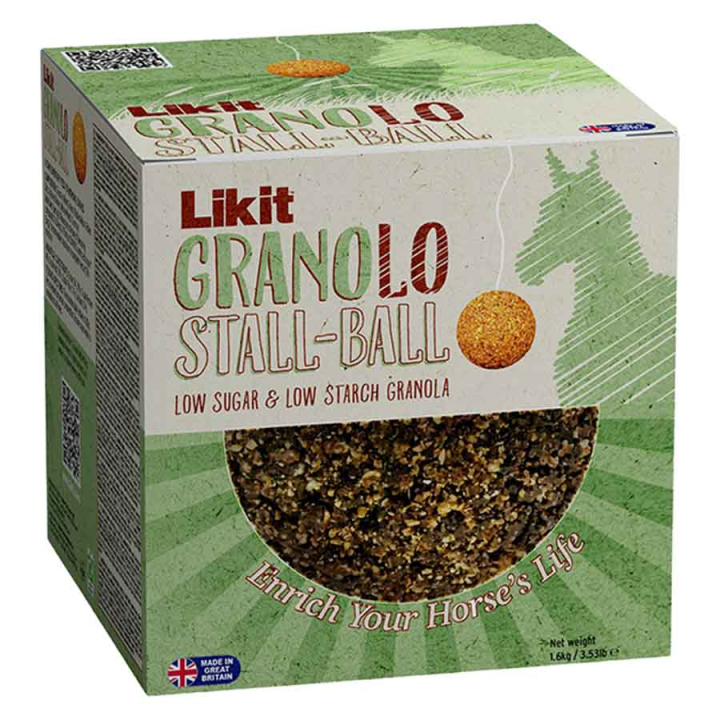 Balle de box GranoLo Pomme 1,5kg dans le groupe Compléments alimentaires / Compléments alimentaires pour chevaux / Blocs & Pierre à sel chez Equinest (LIKGRANOLOB-15kg)