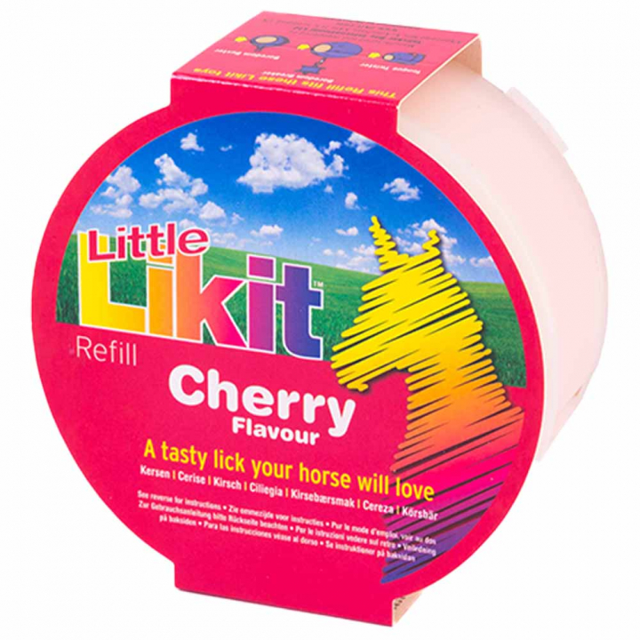 Recharge de Bloc Lécheur Petit Cerise sans Trou 250 g dans le groupe Compléments alimentaires / Compléments alimentaires pour chevaux / Blocs & Pierre à sel chez Equinest (LIKLLCHEU-250)
