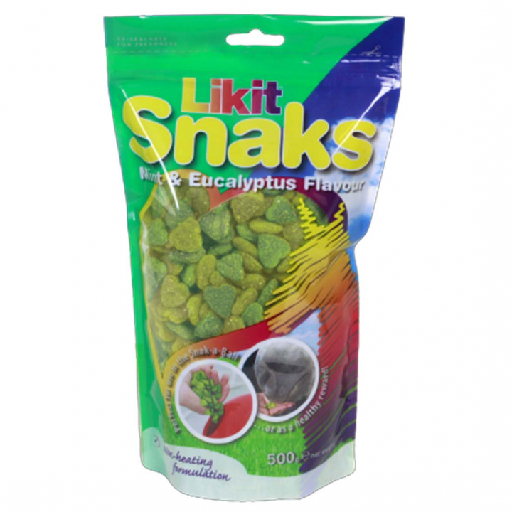 Friandises pour chevaux Snaks Menthe & Eucalyptus dans le groupe Produits de soins / Friandises pour chevaux chez Equinest (LIKSNME_r)