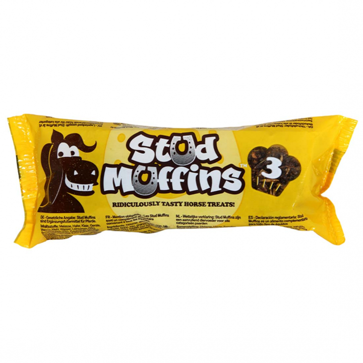 Friandises pour chevaux Stud Muffins 3pcs dans le groupe Produits de soins / Friandises pour chevaux chez Equinest (LIKSTUD-3)