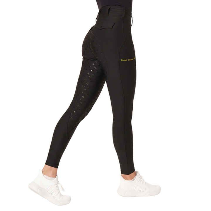 Legging d'équitation Classic Full Grip Noir dans le groupe Vêtements d'équitation / Pantalons d'équitation / Legging d'équitation chez Equinest (MCHE002FGBA_r)