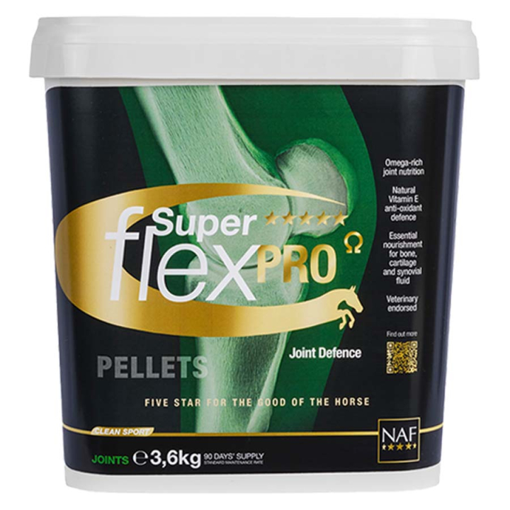 Superflex PRO Ω 3,6kg dans le groupe Compléments alimentaires / Compléments alimentaires pour chevaux / Articulations chez Equinest (NAF00636)
