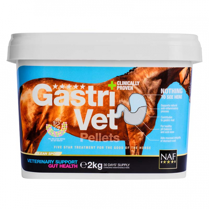 GastriVet 2 kg dans le groupe Compléments alimentaires / Compléments alimentaires pour chevaux / Estomac & Digestion chez Equinest (NAF1952)