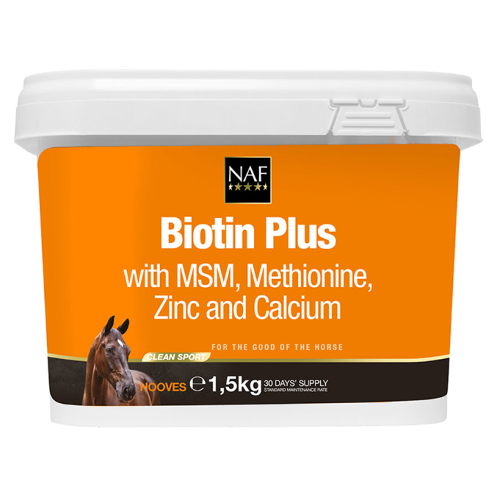 Biotine Plus dans le groupe Compléments alimentaires / Compléments alimentaires pour chevaux / Sabots chez Equinest (NAF2915_r)