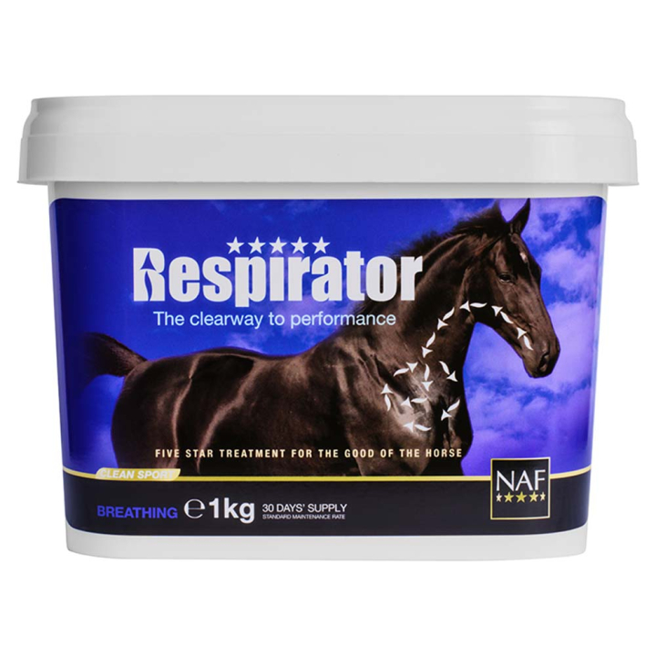 Poudre Respiratoire 1 kg dans le groupe Compléments alimentaires / Compléments alimentaires pour chevaux / Respiration & Voies respiratoires chez Equinest (NAF31)