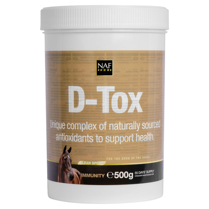 D-Tox 500 g dans le groupe Compléments alimentaires / Compléments alimentaires pour chevaux / Système immunitaire chez Equinest (NAF6705)