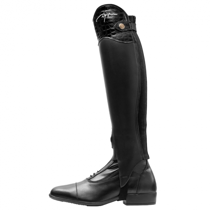 Chaps Exel Croco Top Noir dans le groupe Boots, Bottes & Chaps / Chaps chez Equinest (RI11DBCLBA_r)