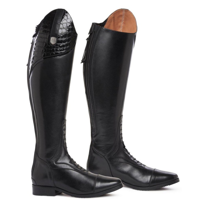 Bottes d'équitation Sovereign Lux Noires dans le groupe Chaussures, Bottes & Chaps / Bottes d'équitation chez Equinest (RR02143_S_r)