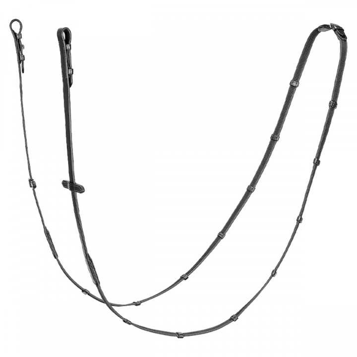 Rênes Anti-Dérapantes Cuir/Caoutchouc Noir dans le groupe Équipement cheval / Rênes / Rênes en caoutchouc chez Equinest (SC013PBJ151BA)