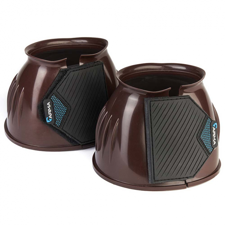 Cloches PVC Marron dans le groupe Équipement cheval / Protections des Membres / Cloches  chez Equinest (SH102830BR_r)