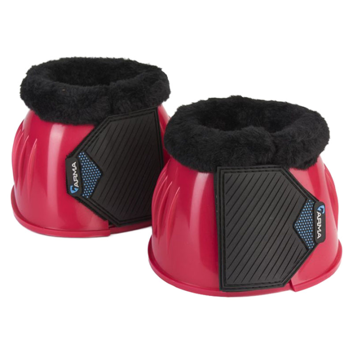 Cloches Glossy PVC Fleece Rose dans le groupe Équipement cheval / Protections des Membres / Cloches  chez Equinest (SH1028435PPI_r)