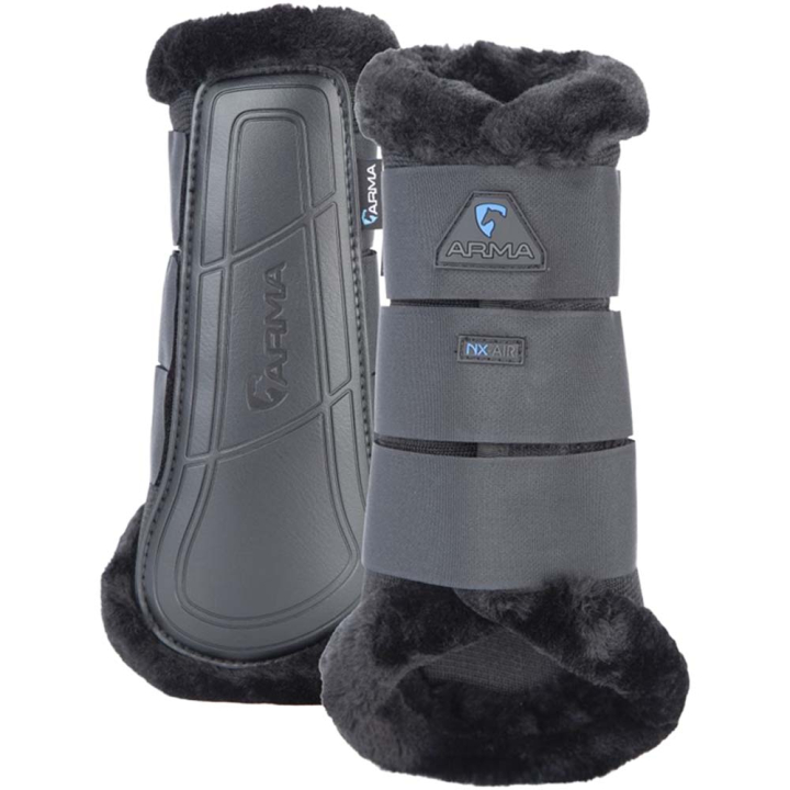Guêtres fermées Air Motion Supafleece Noir dans le groupe Équipement cheval / Protections des Membres / Guêtres fermées & Guêtres de dressage chez Equinest (SH104700BA_r)