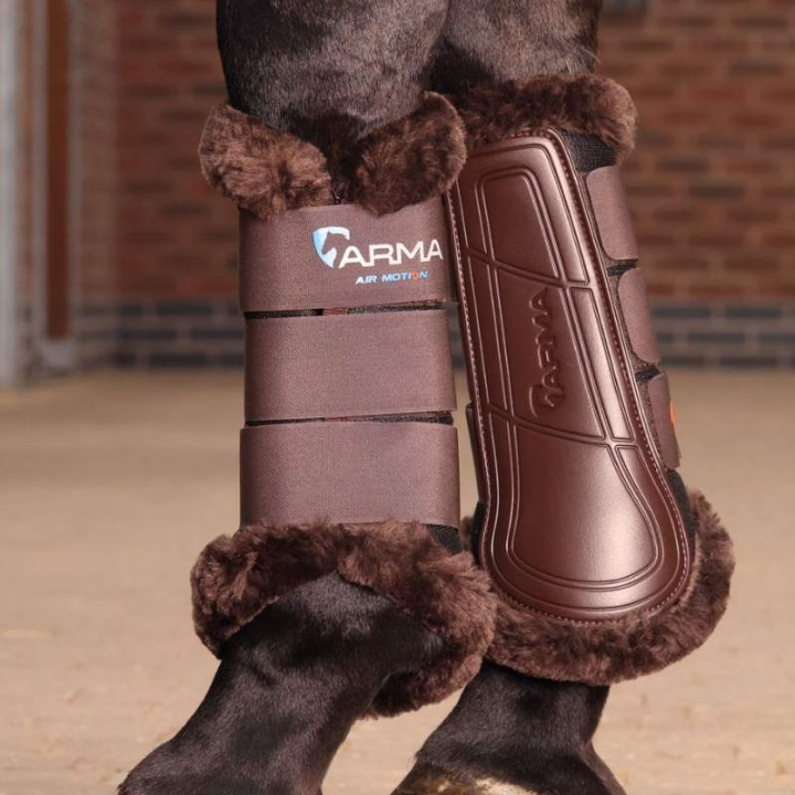 Guêtres fermées Air Motion Supafleece Marron dans le groupe Équipement cheval / Protections des Membres / Guêtres fermées & Guêtres de dressage chez Equinest (SH104700BR_r)