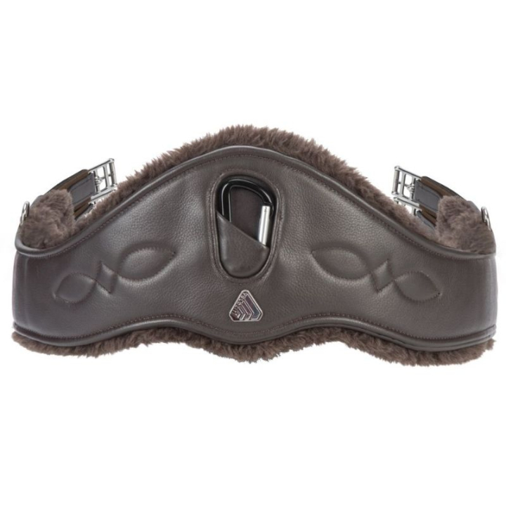 Sangle anatomique LUSSO Supafleece Marron dans le groupe Équipement cheval / Sangles bavette chez Equinest (SH110980BR_r)