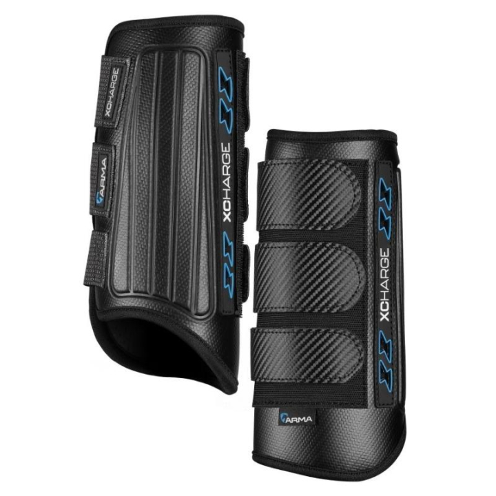 Guêtres de cross avant Carbon XC Noir dans le groupe Équipement cheval / Protections des Membres chez Equinest (SH112000BA_r)