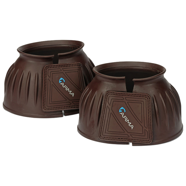 Cloches en Caoutchouc Marron dans le groupe Équipement cheval / Protections des Membres / Cloches  chez Equinest (SH134V_B_r)