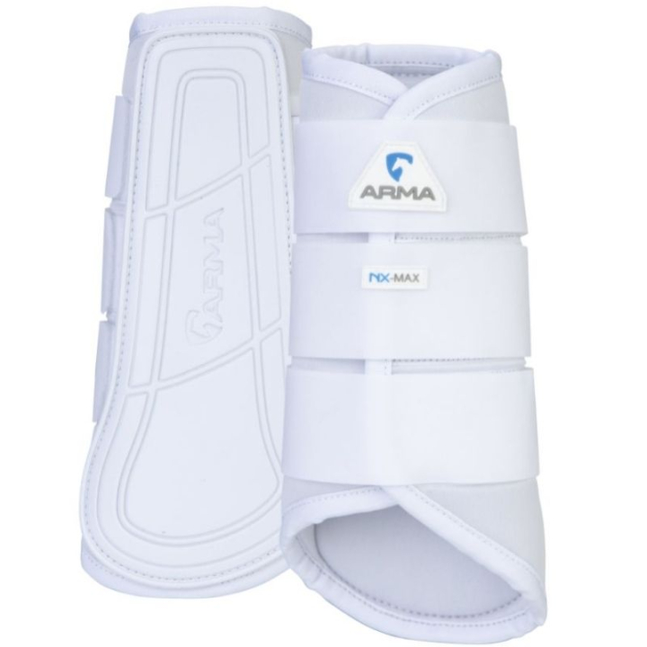 Guêtres fermées NX-MAX Néoprène Blanc dans le groupe Équipement cheval / Protections des Membres / Guêtres fermées & Guêtres de dressage chez Equinest (SH170AVi_r)