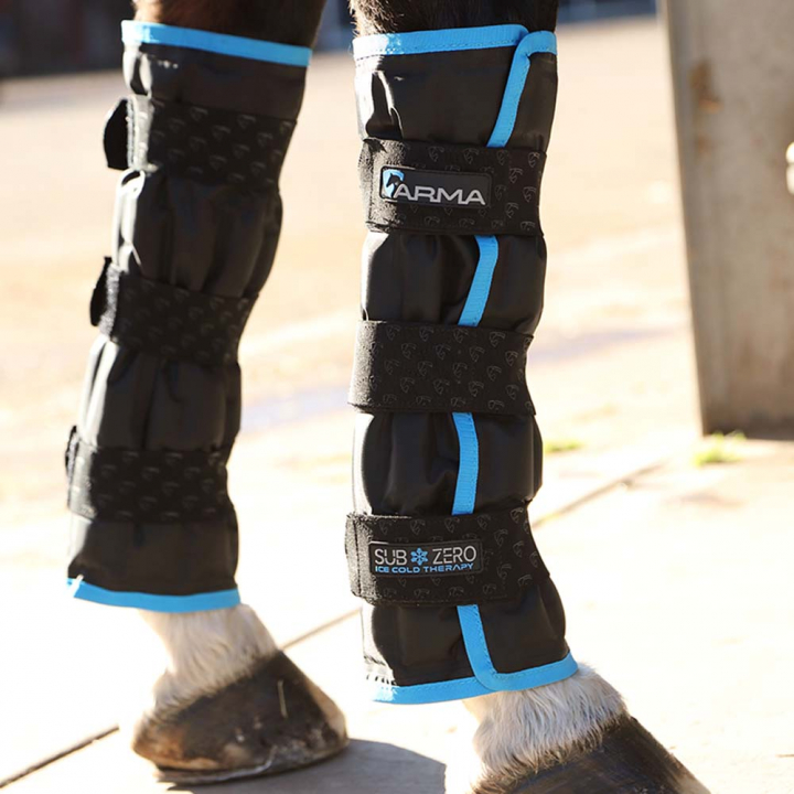 Bandages de froid SubZero Noir dans le groupe Équipement cheval / Protections des Membres / Guêtres de froid chez Equinest (SH2009BA)