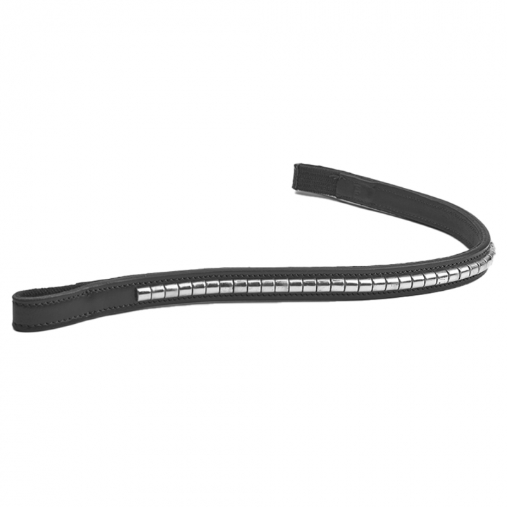 Bandeau Klinker Noir/Argent dans le groupe Équipement cheval / Briderie & Frontaux / Frontaux chez Equinest (SH512347BASI_r)