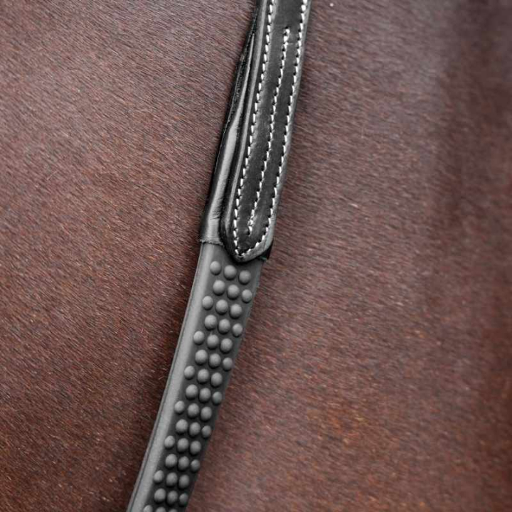 Rênes LUSSO Opus Soft Grip Noir dans le groupe Équipement cheval / Rênes / Rênes en caoutchouc chez Equinest (SH516101BA_r)