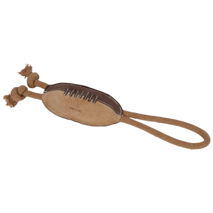 Jouet pour chien Corde Balle de Rugby Nature dans le groupe Chien / Jouets pour chien / Jouets de traction & Jouets à mordiller chez Equinest (SH6913NT)