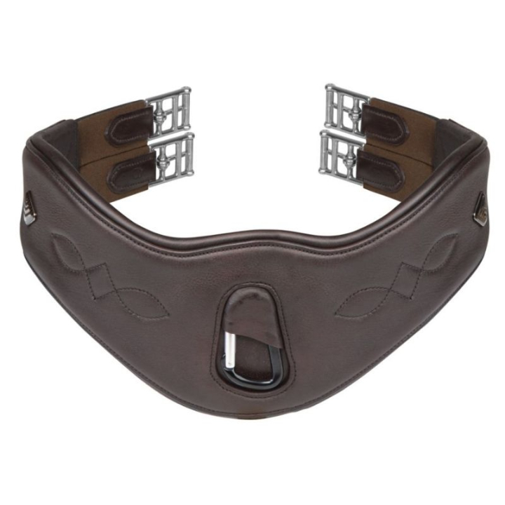 Sangle anatomique LUSSO Elastic Marron dans le groupe Équipement cheval / Sangles bavette chez Equinest (SH714021BR_r)