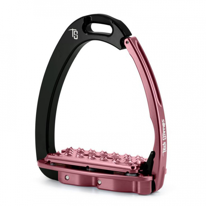 Étriers Venice Plus EVO Noir/Rose dans le groupe Équipement cheval / Étrier d'équitation chez Equinest (TSVPESVRS)