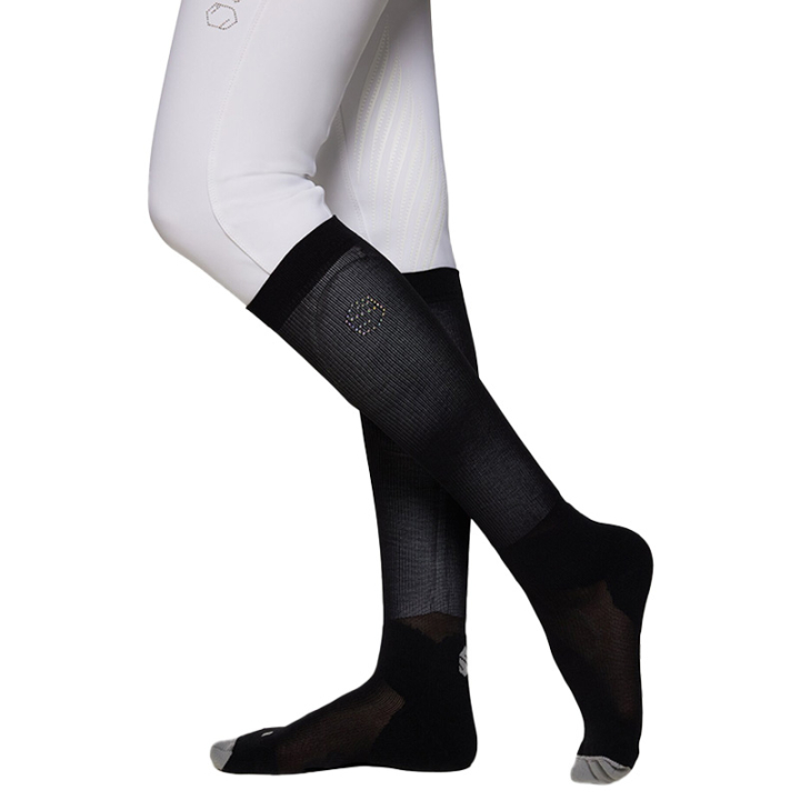 Chaussettes d'équitation Balzane Soft Air Noir dans le groupe Vêtements d'équitation / Chaussettes chez Equinest (WBALZANESBA_r)
