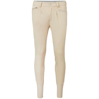 Pantalon d'équitation homme Edward Knee Grip Beige