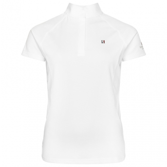 Top de compétition Enfant/Junior Classic Short Sleeve Girls Blanc