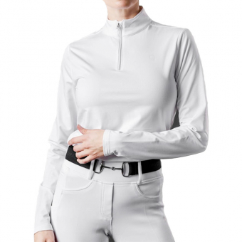 T-shirt de Performance Kolyma 1/4 Zip Blanc