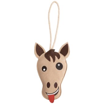 Jouet pour cheval Equimojis The Goofy One Marron