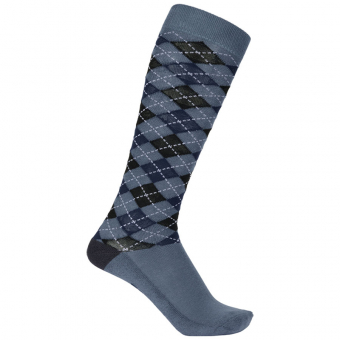 Chaussettes équitation Lax Bleu pigeon