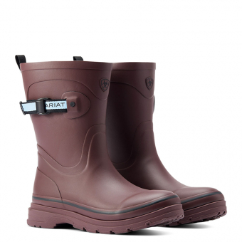 Bottes d'équitation caoutchouc Kelmarsh Mid Vin Rouge