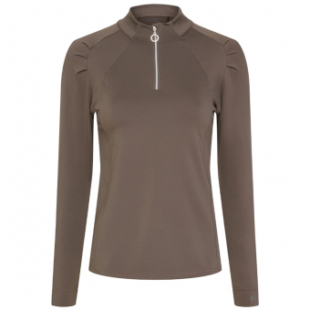 Pull fonctionnel Jemma 1/2 Zip Beige M