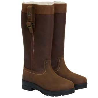 Bottes d'Écurie Doublées Hiver Marron