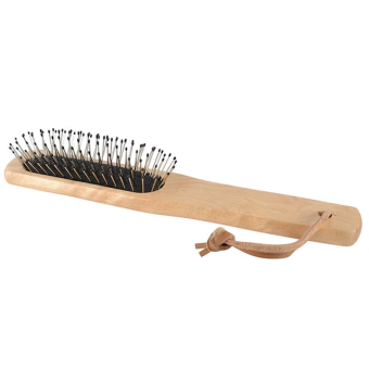Brosse à crins et à queue Metallpiggar Marron